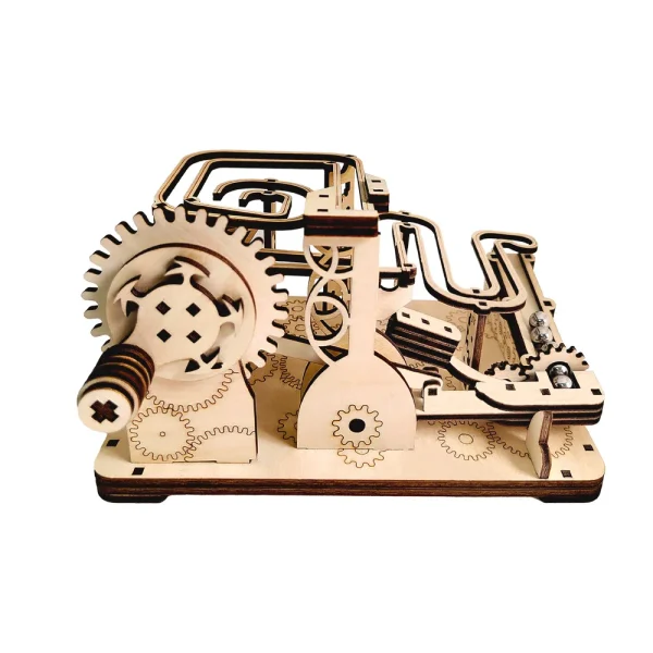Children's Puzzle 3D Puzzle DIY Stone Thrower Manual Assembly Toy Mechanical Track Model - Image 3