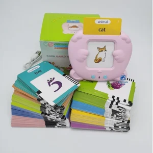 Language Audio Book Learning Education 112 Cards Kids Talking Audio Book Machine Gift Russian English Spanish French Portuguese