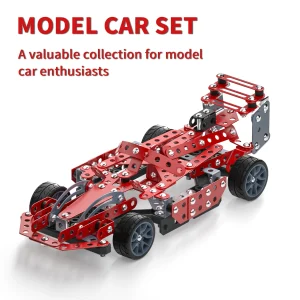Alloy Metal Model Racing Car Set for Kid 6+ Years Old,STEM Project,Assembly Educational Building Block, Birthday Christmas Gift