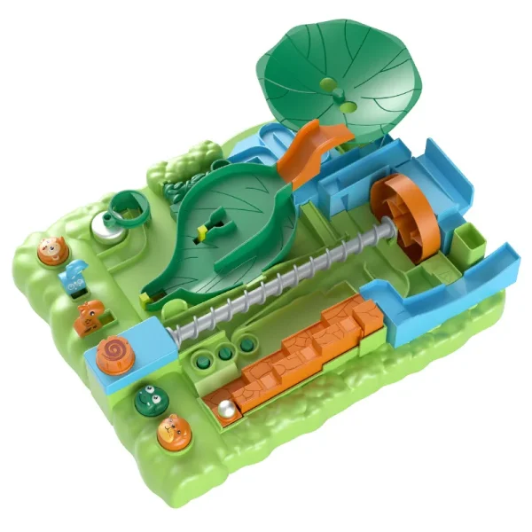 Jungle Crossing Adventure Ball Ball Track Desktop Game Puzzle Toy 3-6 Year Old Boys Pinball Maze - Image 5