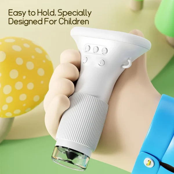 Kids Microscope 1000x Magnifier Microscope 200 Megapixels With LED Photo Video Function Educational Toys Science For Children - Image 4